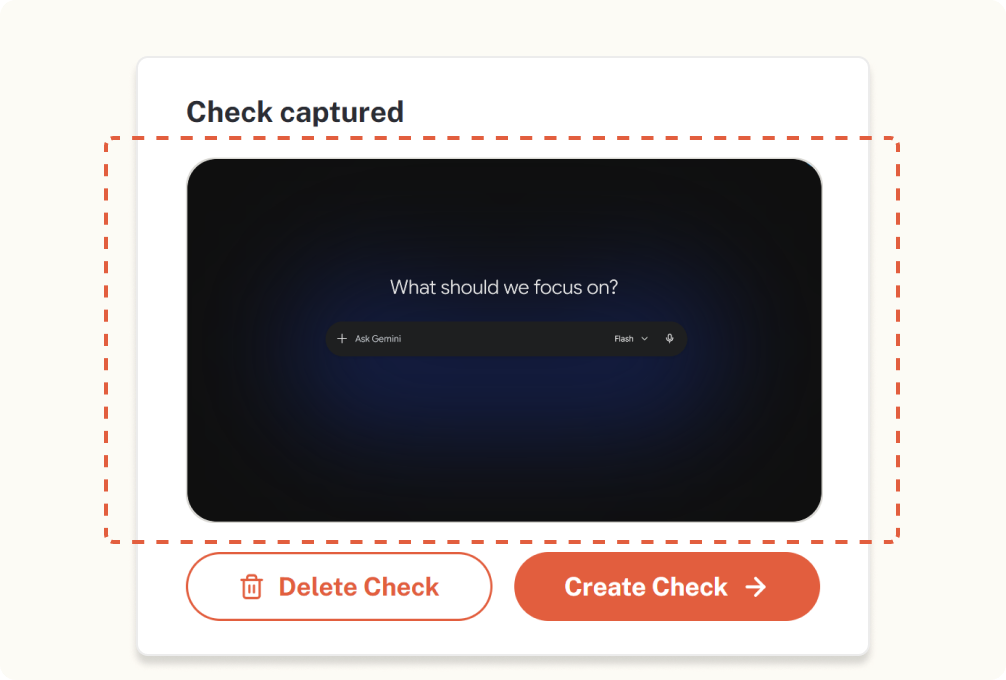 Screenshot feature in Crosscheck