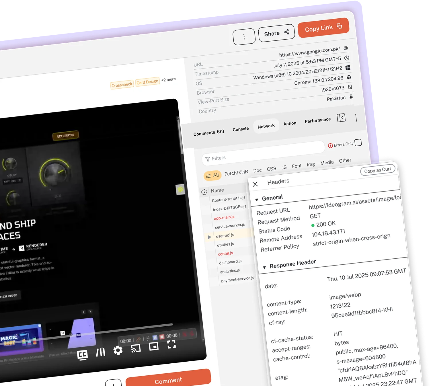 Networking interface